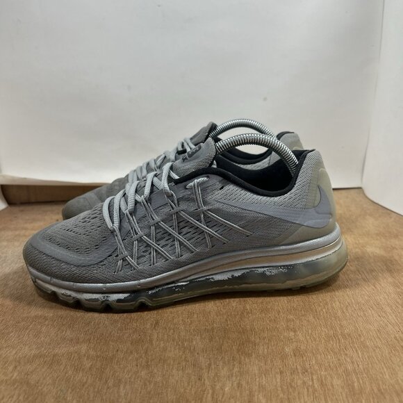 Nike Air Max 2015 Men Size 8 Reflective Silver Running Shoes - Picture 3 of 9